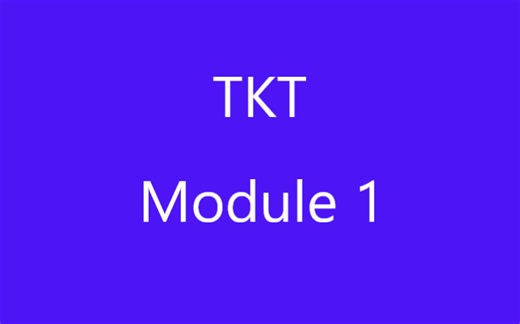 The TKT Module 1 online course