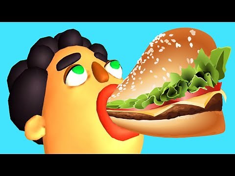 Burger Run - Gameplay Walkthrough - All Levels (IOS, Android)