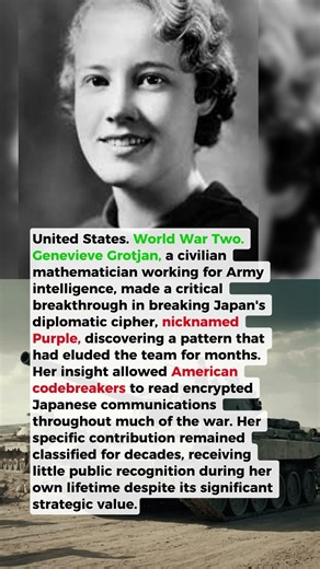 1 Codebreaker's Work Stayed Secret Until Decades After Her Death #history #militaryeverything #ww2
