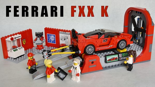 Speed Meets Power: Lego Speed Champions 75882 Ferrari FXX K and Development Center