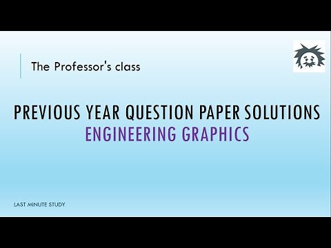 Introduction to Engineering Graphics and Scales - Previous Year Paper Solution