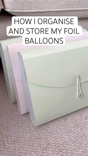 BALLOON STORAGE IDEA: HOW I STORE AND ORGANISE MY FOIL BALLOONS