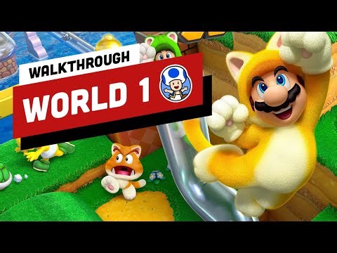 Super Mario 3D World + Bowser’s Fury | World 1 Captain Toad Stars