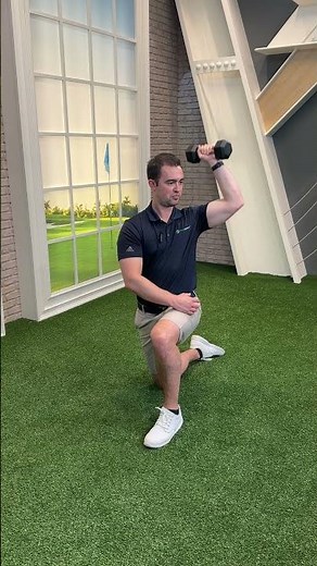 Kneeling Shoulder Press with Rotation