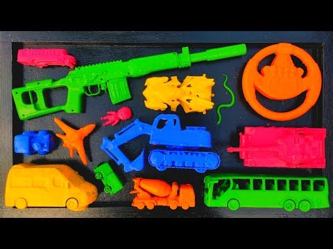 Membersihkan Mainan Mobil Balap, Truk Molen, Kereta Api, Excavator, Tank Baja, Speed Boat, Pesawat