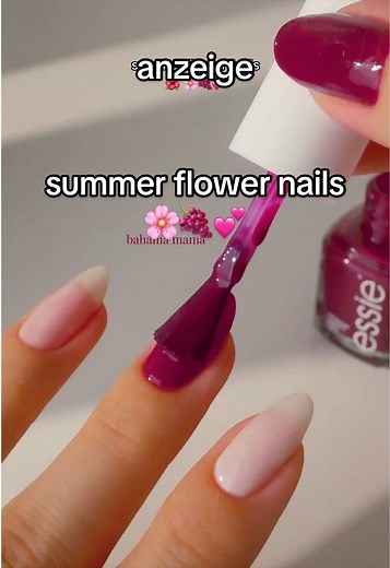 Essie Summer Flower Nails Tutorial – Blumen‑Nägel im Sommer