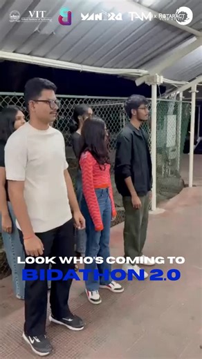 Rotaract Club of VIT on Instagram: "36 hours ⏱️ One idea 💡 Zero excuses 😤 BIDATHON isn’t just a hackathon — it’s where caffeine turns into code and ideas turn into reality. 💻⚡ Miss it now… or regret it later. 👀🔥 Registrations LIVE. #Bidathon #Bidathon2026 #HackathonVibes #36HourHackathon #NoSleepJustCode #BuildOrCry #Yantra #Yantra2026 #YantraFest #YantraVIT #VITFest #VIT #VITVellore #VITUniversity #VITCampus #VITLife #VITians #VITVelloreCampus #VITStudents #VITEvents #VITTech #StudentHacke