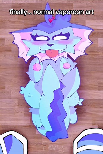 vaporeon is truly the water pokemon ever (i love them) #fyp #pokemon #pokemonart #vaporeon #eevee