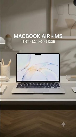 Apple MacBook Air M5 2026 16GB RAM 512GB SSD | 13.6” | Silver