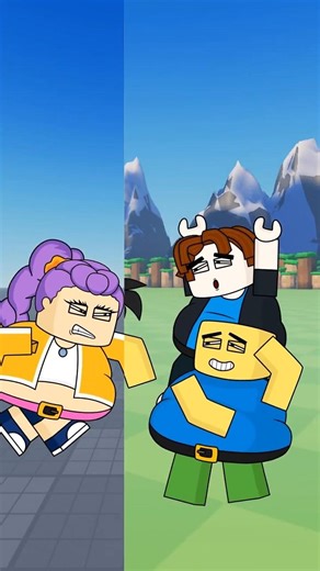 Rumi Saves Noob Girl #roblox #robloxanimation #animation #meme #funny #shorts #rumi