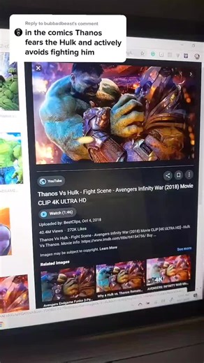 Thanos Scared of Hulk: Marvel Infinity War Challenge