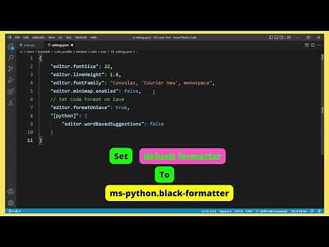 Black Formatter Extension || Visual Studio Code