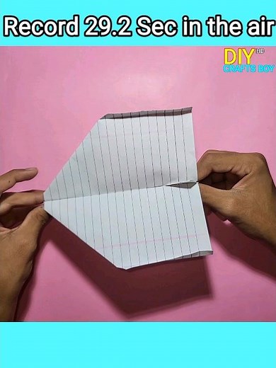 "World Record Paper Airplane Tutorial"