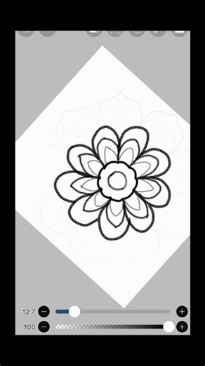 “Flower Design 2 🌸✨ | Easy & Creative Drawing 🎨”