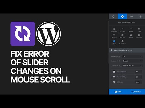 How To Fix Revolution Slider WordPress Plugin Error of Slider Changes on Mouse Wheel Scroll? 🖱❌✅