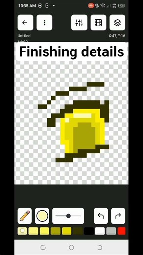 how to make an eye in pixel art #geometrydash #gd #pixel art #memes #music