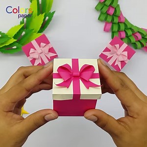131K views · 1.3K reactions | Christmas special DIY gift box making instruction. Amazing paper gift box for Christmas 2020. | Colors Paper | Facebook