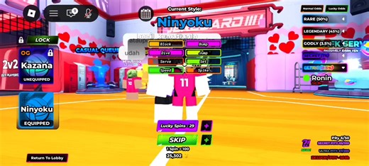 Explore Ronin: Volleyball Legends Unleashed in Roblox