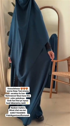 Uulalaa Deep Teal secakep itu kan Mahiralova! Must have this color Grab fast ikut po buat lebaranmu✨