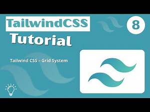 TailwindCSS v4 Tutorial 2026 #008 - Grid System in Tailwindcss
