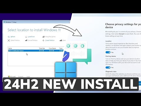 Windows 11 24H2 - New Installation Process