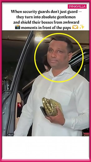 When security guards don’t just guard — they turn into absolute gentlemen and shield their bosses from awkward moments in front of the paps ❤️‍🔥📸 The way they step in, block the frame, and protect their celebrity like it’s muscle-memory — THIS is loyalty, respect, and pure class. Not all heroes wear capes… some wear earpieces and black suits 😌🤌🏻 #CelebritySecurity #GentlemanMoves #RespectAndProtect #PapCulture #CelebLife #SecurityGoals #BollywoodMoments #ClassyMoves #PaparazziDiaries #pinkv