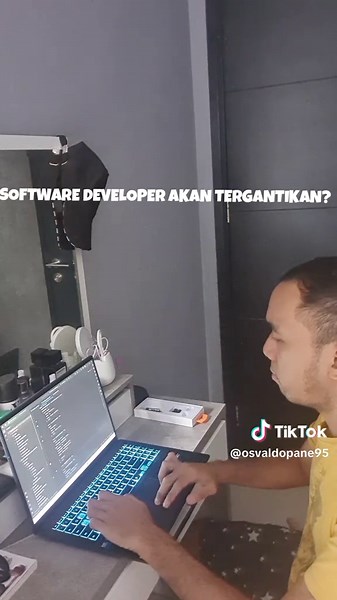 Jaman Sekarang Dengan adanya AI teknologi baru dll. Semua dapat dikerjakan dan diselesaikan dengan mudah & cepat. Pertanyaan nya hmm Software Developer apakah masih dibutuhkan atau tergantikan? 🤔 #coding #backendengineer #belajarcoding #ITIndonesia #fypシ゚