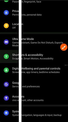 easy touch setting