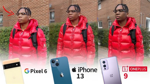 Pixel 6 vs iPhone 13 vs OnePlus 9 - ultimate camera blind test + (magic eraser test)