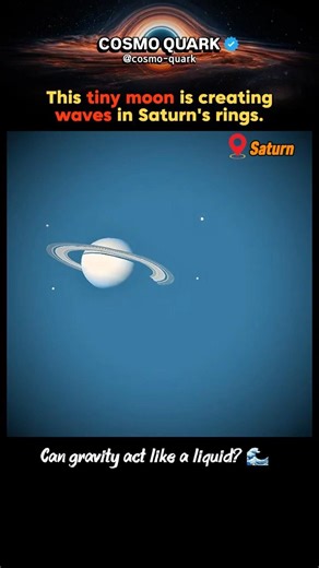 The Moon that Makes Waves... 🛰️ #physics #shorts