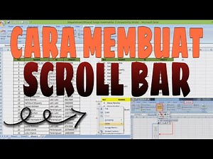 CARA MEMBUAT SCROLL BAR DI MICROSOFT EXCEL 2020