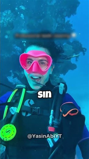 Limpieza dental bajo el agua