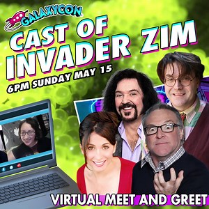 Bow down and prepare for DOOM! Meet the cast of Invader Zim online www.galaxycon.info/invaderzimfb on May 14th at 6pm ET with GalaxyCon Live! Video Chat One-to-One, Get Exclusive Autographs, & See A FREE Live Streamed Q&A Meet the stars! ⭐ Richard Horvitz's Voice Over Classes - "Zim" ⭐ Rikki Simons - “Gir” ⭐ Melissa Fahn - “Gaz” ⭐ Wally Wingert - “Almighty Tallest Red” Event Schedule: ▪️ 6PM ET FREE Live Stream Q&A ▪️ 7PM ET Video Chats Begin ▪️ Personalized Autograph Orders Due by May 14th @ 11