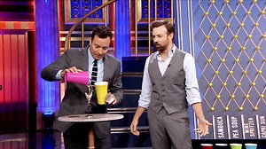 1.7K views · 7K reactions | Jimmy and Jason Sudeikis take turns dropping discs into random cups filled with beer, bubble tea and more, then force each other to drink the contents in a game called Drinko. | The Tonight Show Starring Jimmy Fallon | Facebook