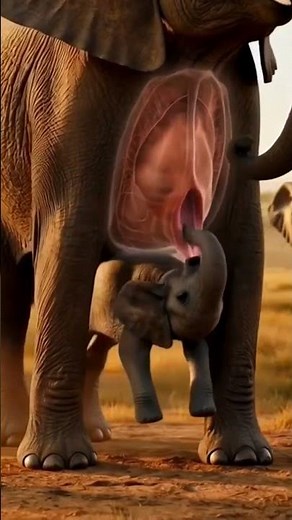 How Do Elephants Give Birth? 🐘 | Realistic 3D Anatomy & Wildlife Documentary
