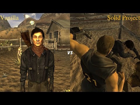Fallout New Vegas Vanilla vs Solid Project mod