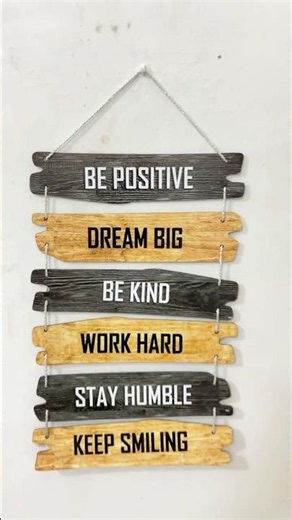 Motivation Word wall Hanging From Meesho 🔥🔥 #wallhangingcraft #meesho #homedecor