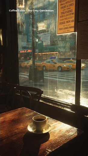 NYC Café Morning ☕ 🗽Sunlit Manhattan Calm