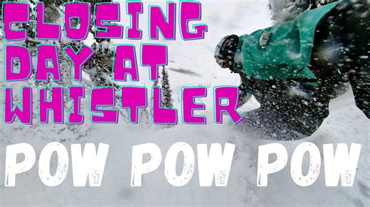 Mega powder day on Whistler slopes
