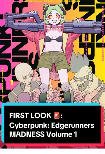FIRST LOOK 🚨: Cyberpunk: Edgerunners MADNESS Volume 1 releases on February 24th! Pre-order your copy wherever you buy manga. The official prequel manga to Cyberpunk: Edgerunners! By Bartosz Sztybor, Asano, Stefan Kiełbasiewicz, and Brendon Hull. With @CD PROJEKT RED #DHManga #darkhorsecomics #cyberpunk2077 #cyberpunkedgerunners #manga