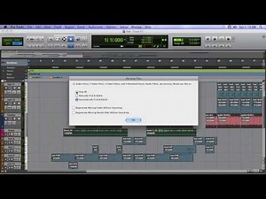 Pro Tools - how to fix the missing files