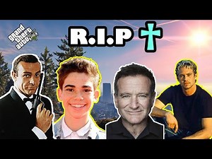 Famous Actors Deaths Recreated in GTA 5 (Paul Walker, Sean Connery, Cameron Boyce, Robin Williams)