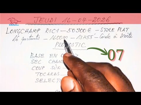 QUINTÉ+ DU JOUR 16/04/2026 | PRONOSTIC PMU SÛR BASES EN OR – TOCARD | LONGCHAMP R1C1