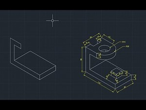 AutoCAD Isometric Drawing Tutorial for Beginners | Step-by-Step Practice