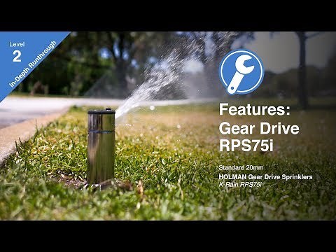 Features of the K-Rain RPS75i Gear Drive Sprinkler