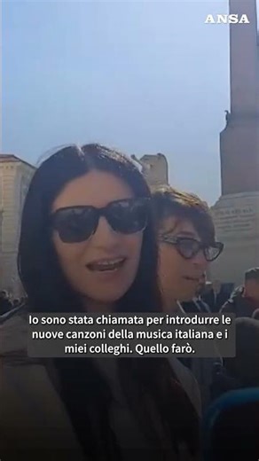 Sanremo, Laura Pausini responds to criticism of the Hymn at Milan Cortina #ansa#sanremo2026