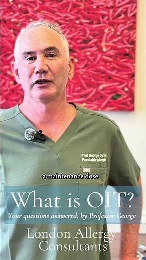What is OIT in Allergy Testing? 🤔 With Professor George Du Toit