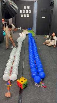 white vs Blue Target Poping Ballon challenge #shorts