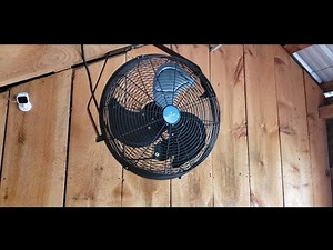 iLiving 18" Wall Mounted Variable Speed Indoor/Outdoor Weatherproof Barn Fan TESTED #barn #fan #hot