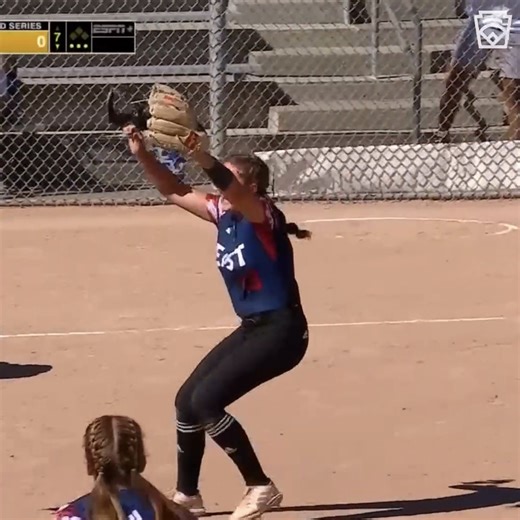 A no-hitter with 7Ks to push your team to the Junior League Softball World Series Championship? Abigail Corris had a day! #LLWS | Little League